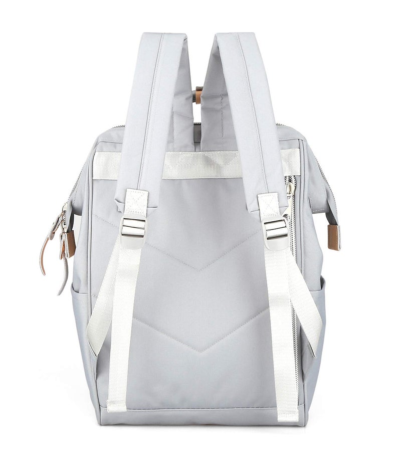 himawari Laptop Backpack for Women&Men Travel Backpack With USB Charging Port Large Business Bag Water Resistant College Bag Computer Doctor Bag(1881-Grey) - Image 4